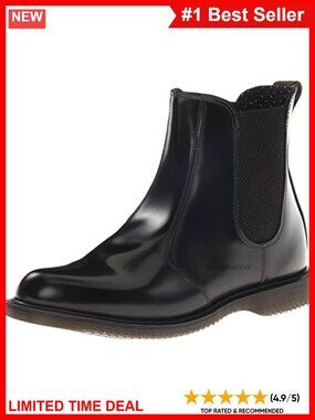 Smooth Polished Leather Chelsea Ankle Boots Air-Cushioned Sole Casual
